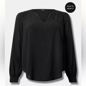 TORRID Harper Pullover Blouse NWT size 1